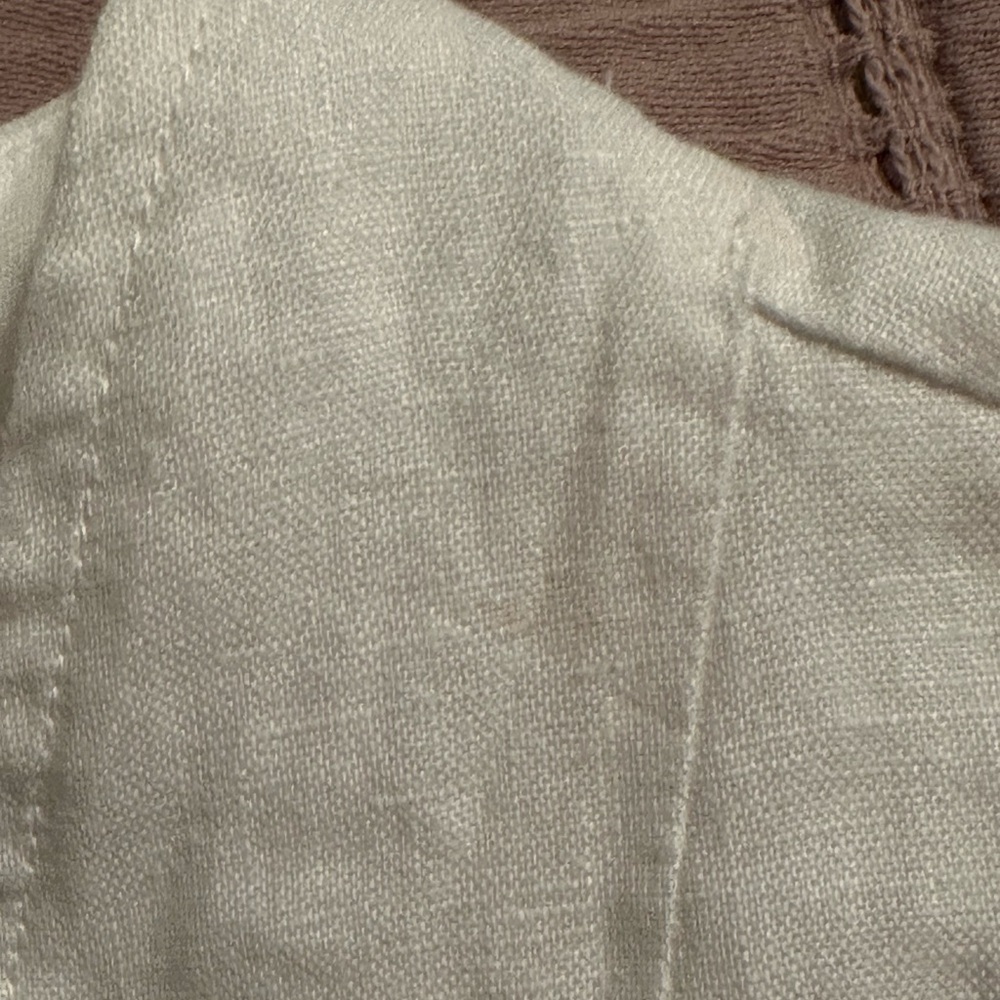 Eileen Fisher High Collar Organic Linen Jacket
NWT in White - Picture 8 of 13